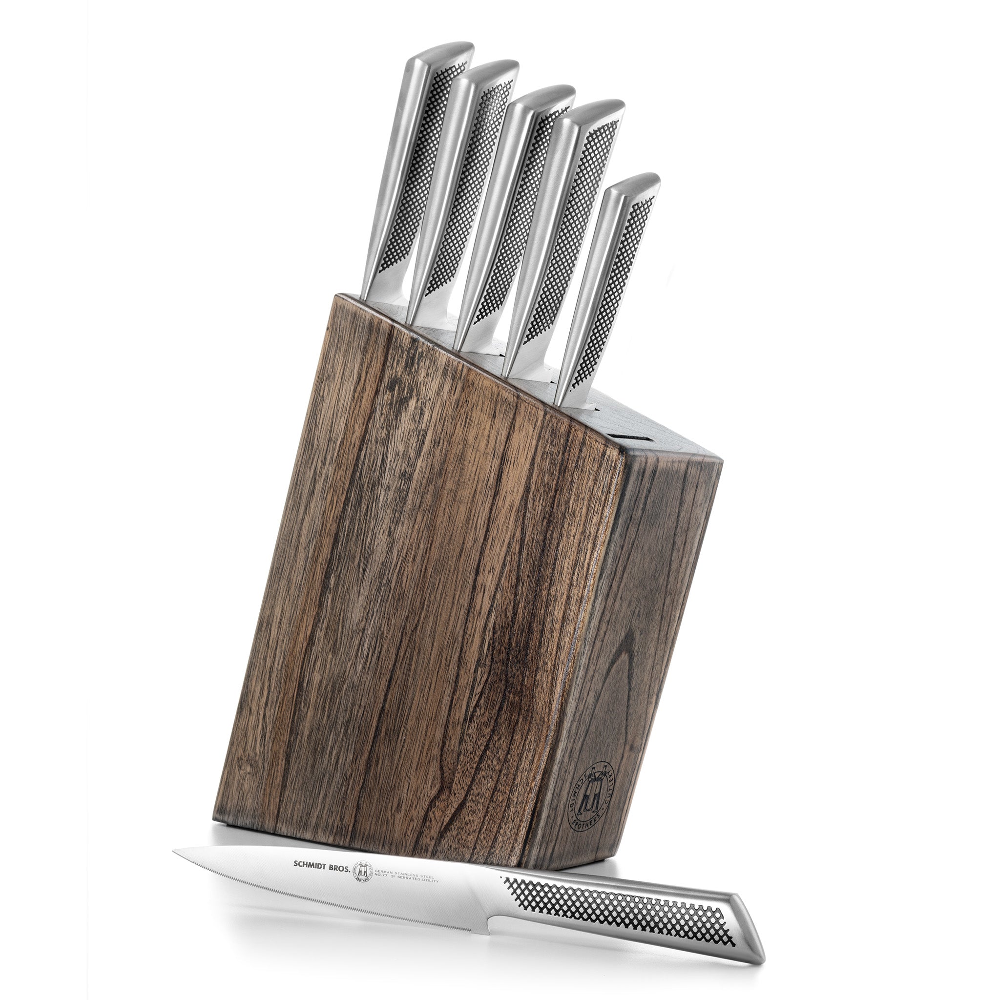 Global Classic 5-Piece Knife Set + Magnetic Bar