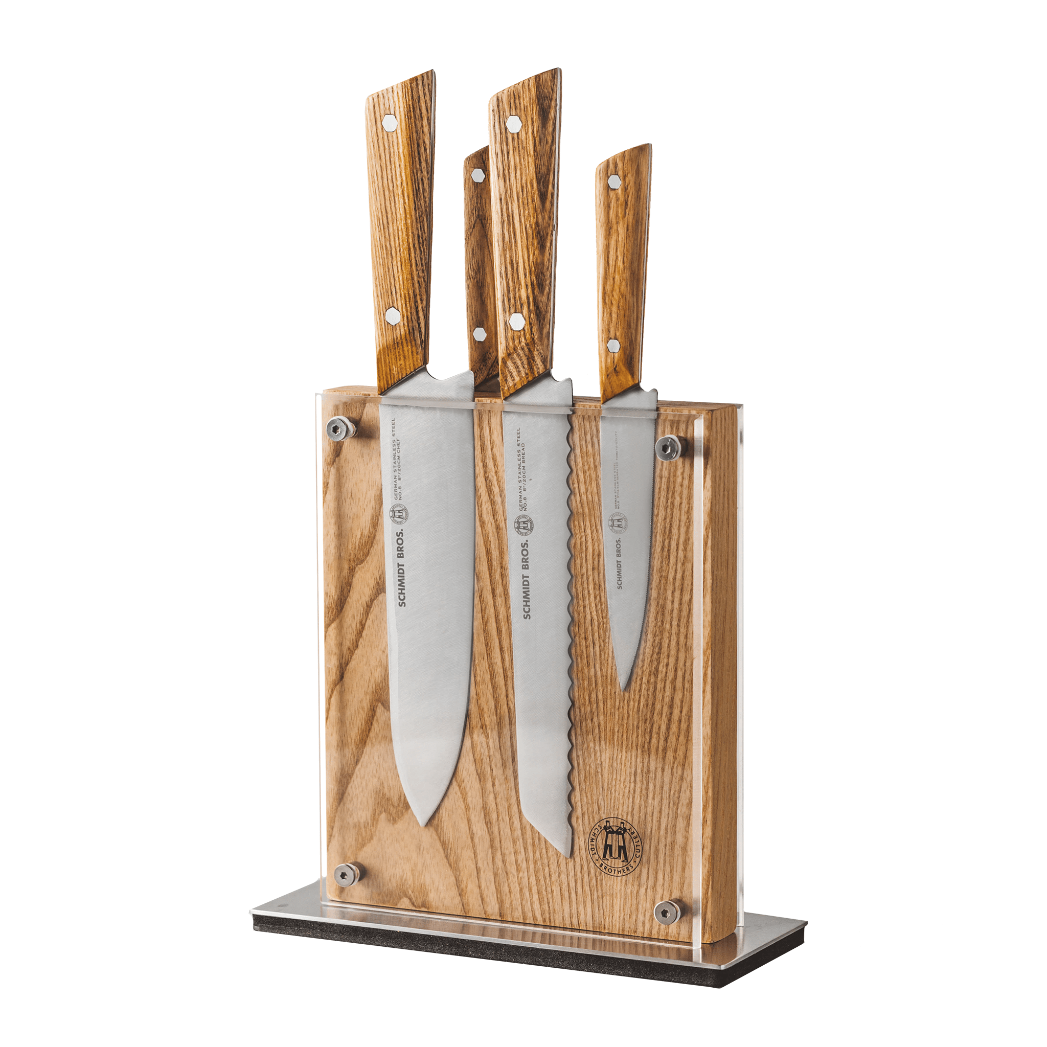 Schmidt Bros Legacy Series, 5 PC Ultra Sharp Knife Set + Blade Guards