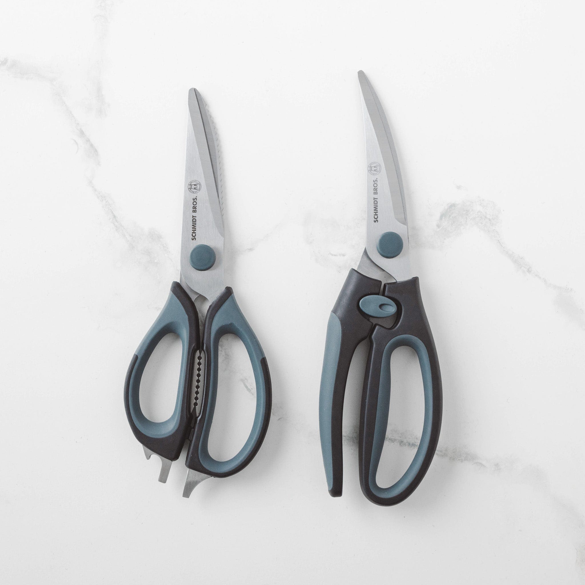 Beautiful 2-Piece All-Purpose Stainless Steel Shears in White, by
