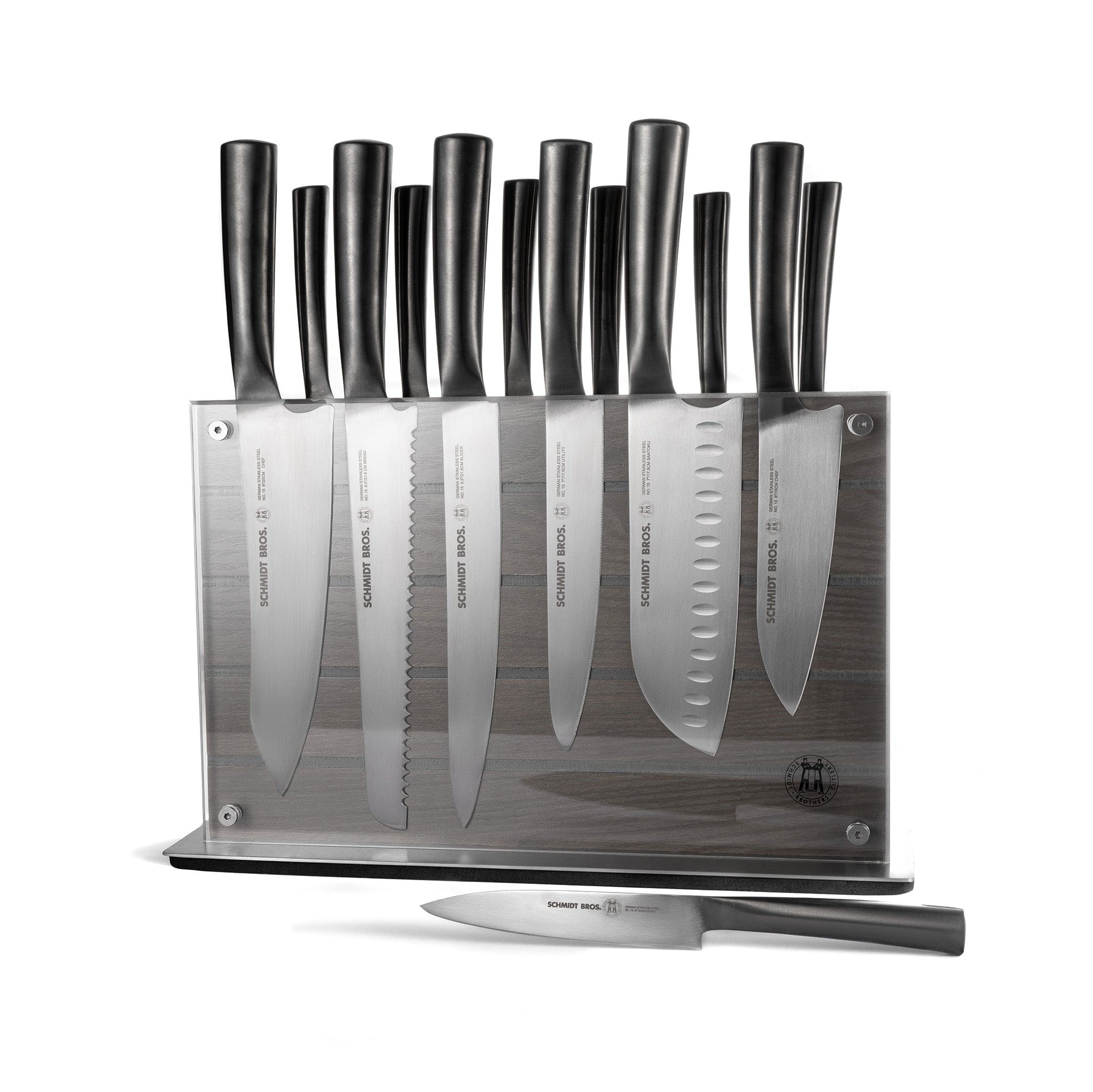 Schmidt Brothers Cutlery Zebra Wood 7-Pc. Knife Block Set