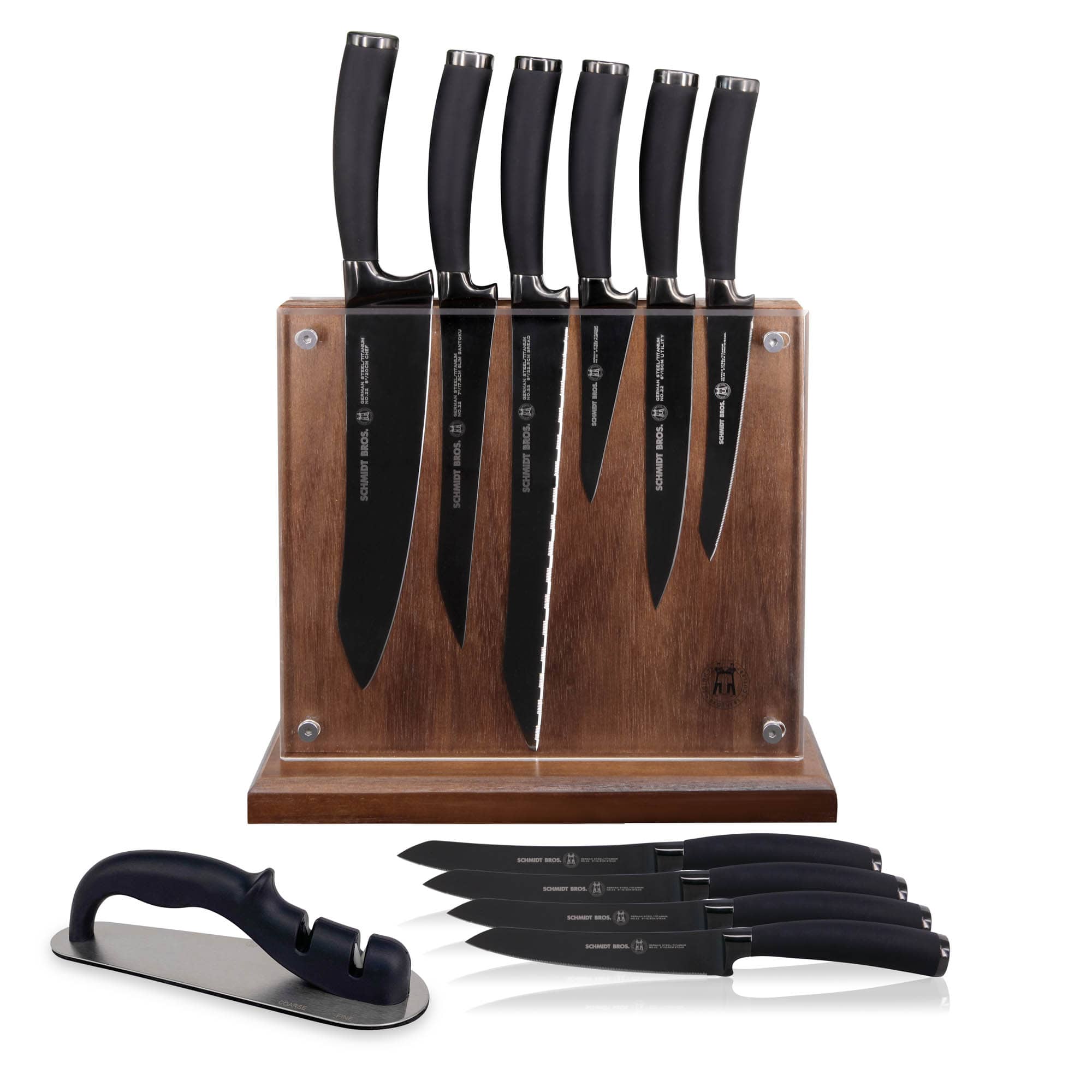Kitchen Ninja Knife Block Set Bread, Chef's, & Utility Knifes New