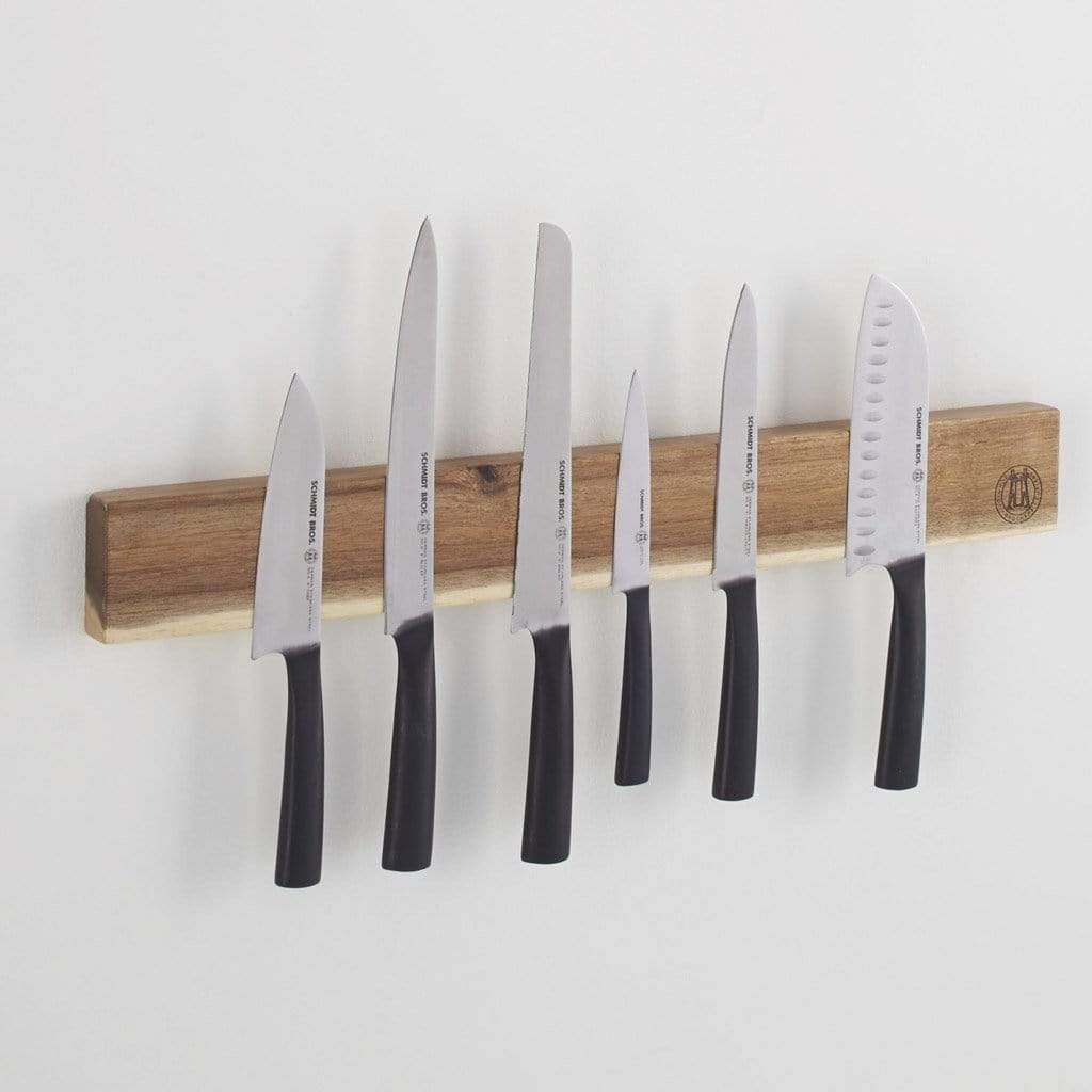 Schmidt Brothers Kitchen Cutlery Acacia 24” Magnet Wall Bar | Holds Up To 16 Kitchen Knives | Shop Now