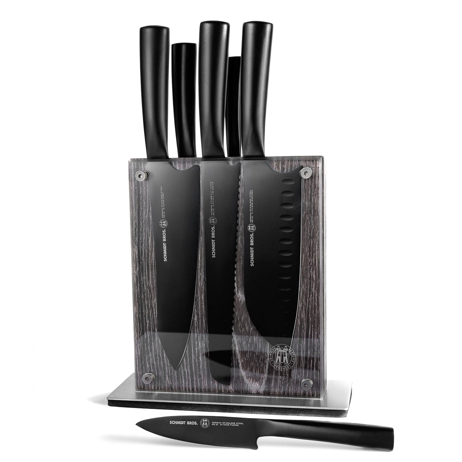 MIDONE Knife Set, 7 Pcs Stainless Steel Kitchen Knife Set, with