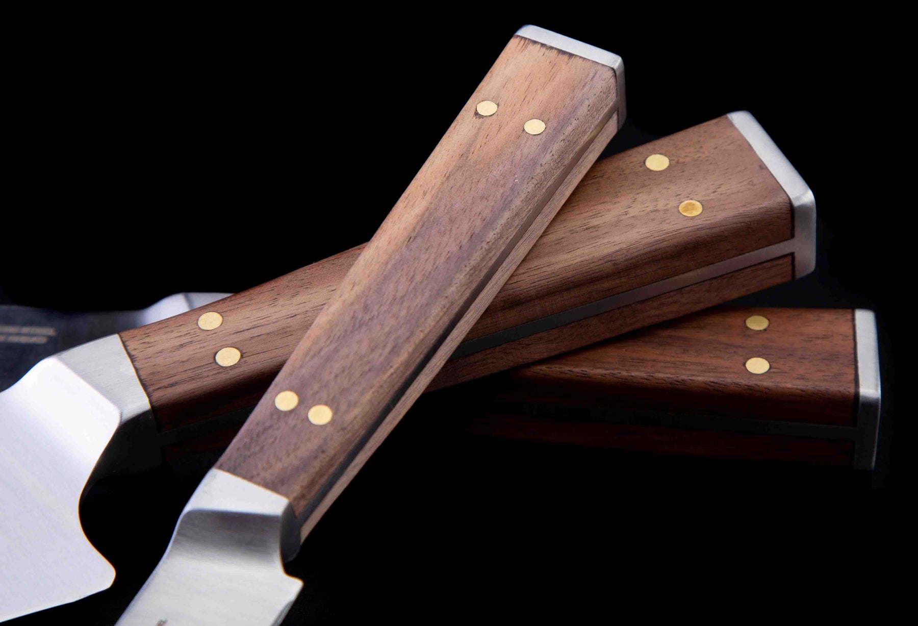 Oxford Steak Knife Set of 4 (Fire-Glow Maple) – Bear Creek Knives