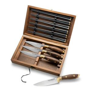 Choice 11 Piece Knife Set with White Handles