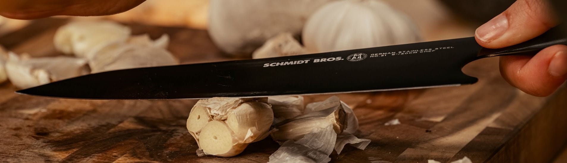 Schmidt Brothers Cutlery, Jet Black, 9-Piece Knife Block Set