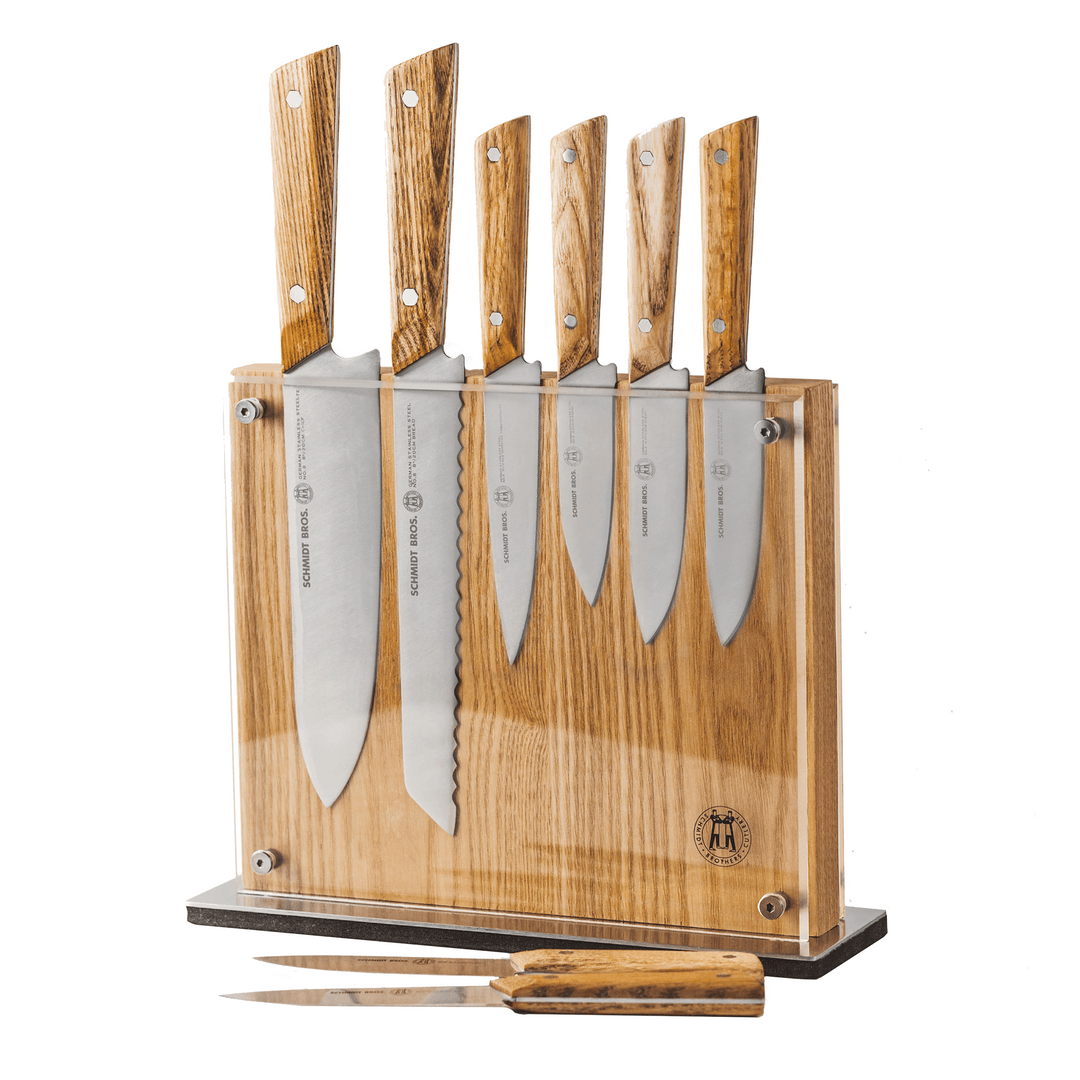 Hex 9-Piece Knife Block Set | Schmidt Brothers – Schmidt Bros.
