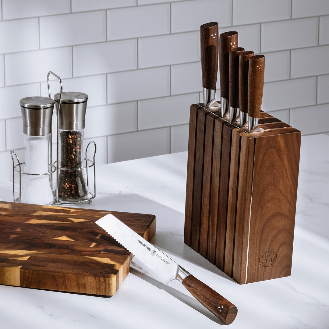 大物家具  BrooklynCafeStyle Delta, 7-Piece Skyline Knife Block Set – Schmidt Bros.