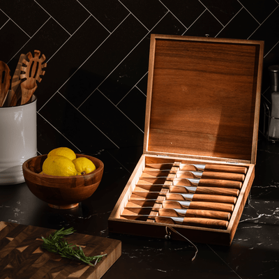 Schmidt Bros. Delta, 8-Piece Steak Knife Set