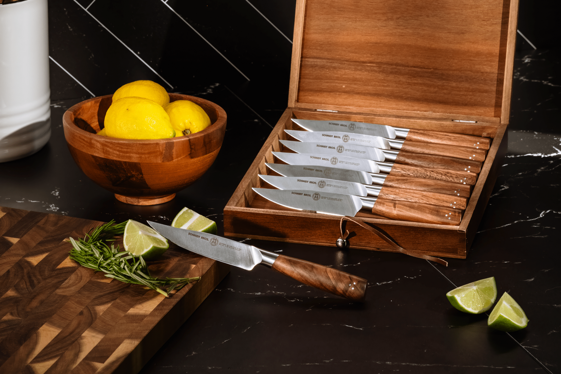 Schmidt Bros. Delta, 8-Piece Steak Knife Set
