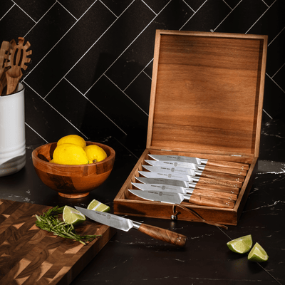 Schmidt Bros. Delta, 8-Piece Steak Knife Set