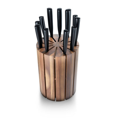 Schmidt Bros. Giotto, 12-Piece Jet Black Knife Block Set