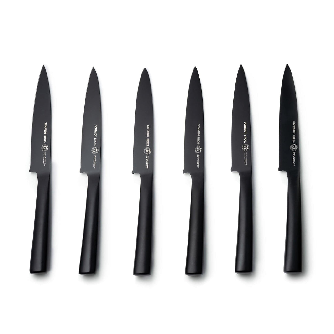 Jet Black, 12-Piece Knife Block Set - Schmidt Brothers Cutlery – Schmidt
