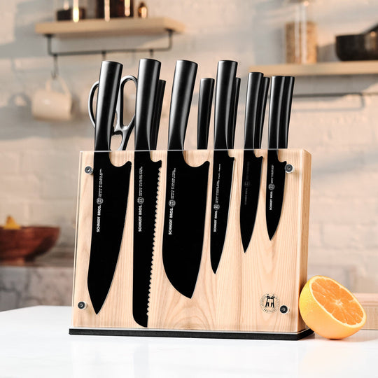 Jet Black, 14-Piece Knife Block Set – Schmidt Bros.