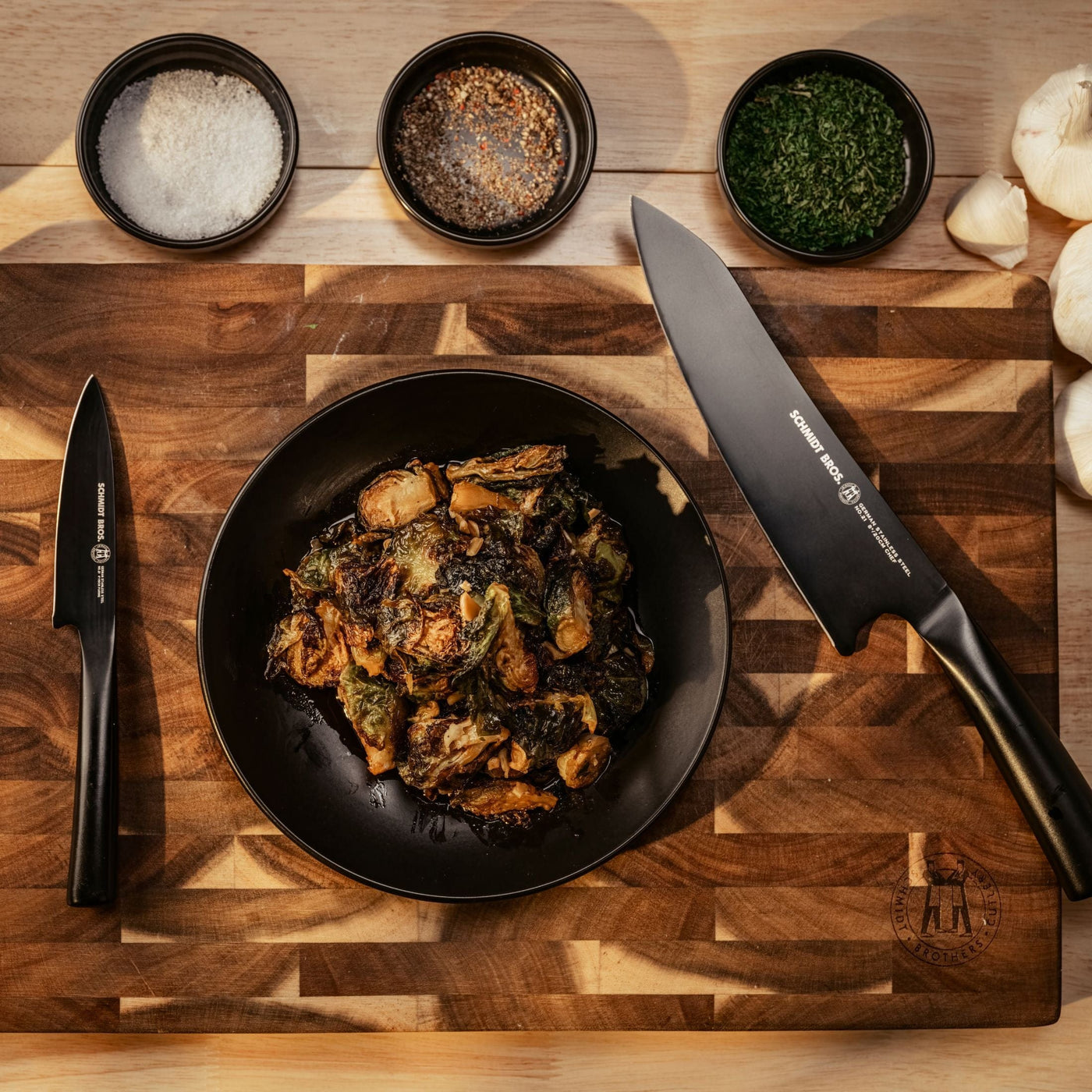 Schmidt Bros. Kitchen Cutlery 18" Acacia End-Grain Cutting Board