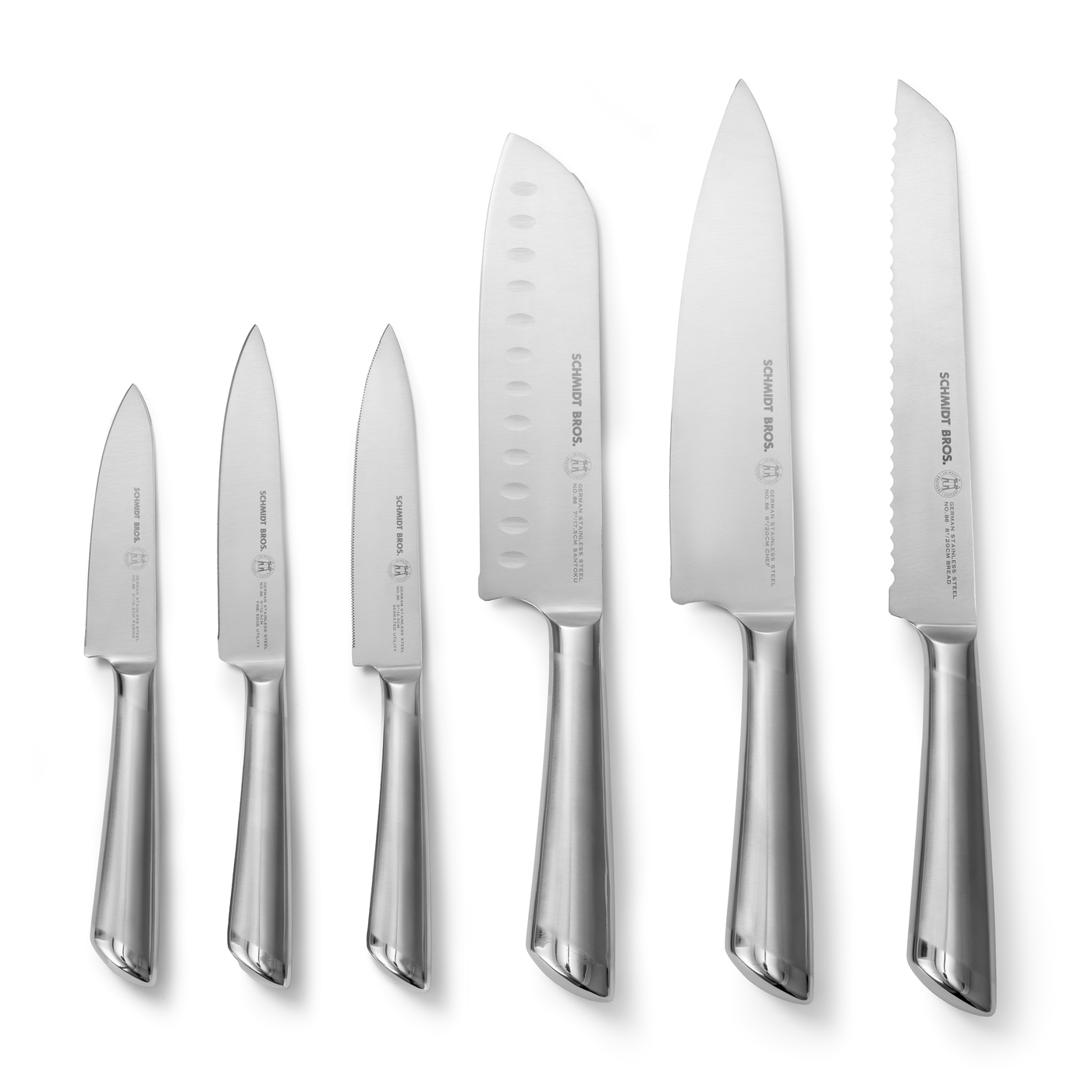 Schmidt Bros. Kitchen Cutlery Atlas, 7-Piece Block Set