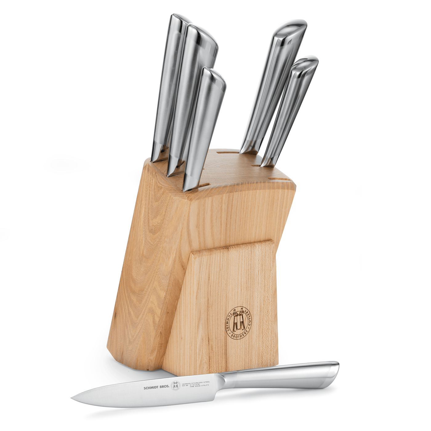 Schmidt Bros. Kitchen Cutlery Atlas, 7-Piece Block Set