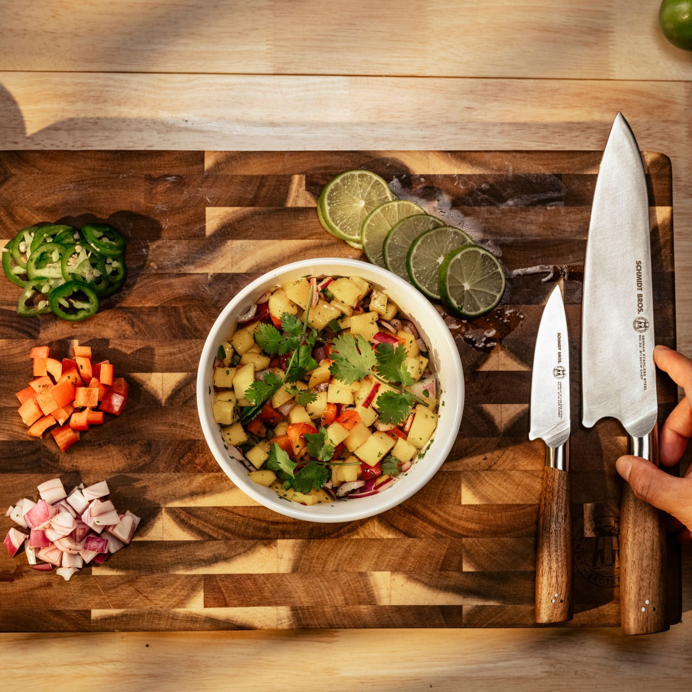 Schmidt Bros. Kitchen Cutlery Delta Series, 2-Piece Prep Set