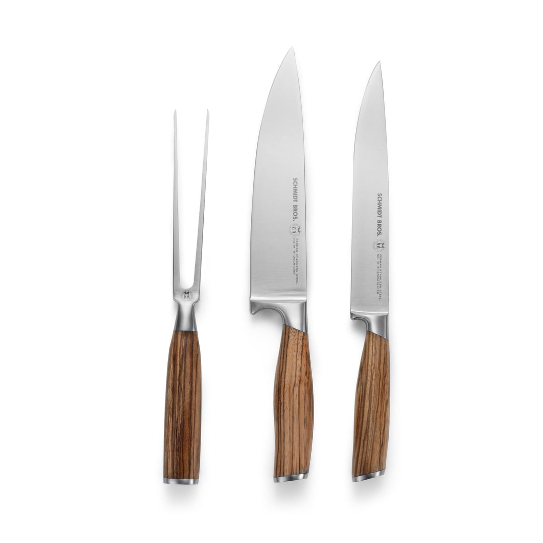 Zebra Wood, 4-Piece Carving Set – Schmidt Bros.