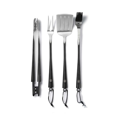 Schmidt Brothers BBQ Schmidt Brothers Cutlery, Carbon 6, 4-Piece Grill Set