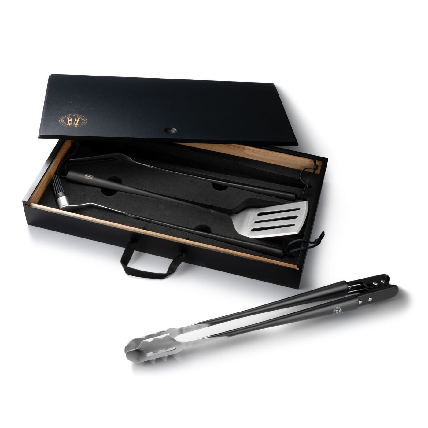 Schmidt Brothers BBQ Schmidt Brothers Cutlery, Carbon 6, 4-Piece Grill Set