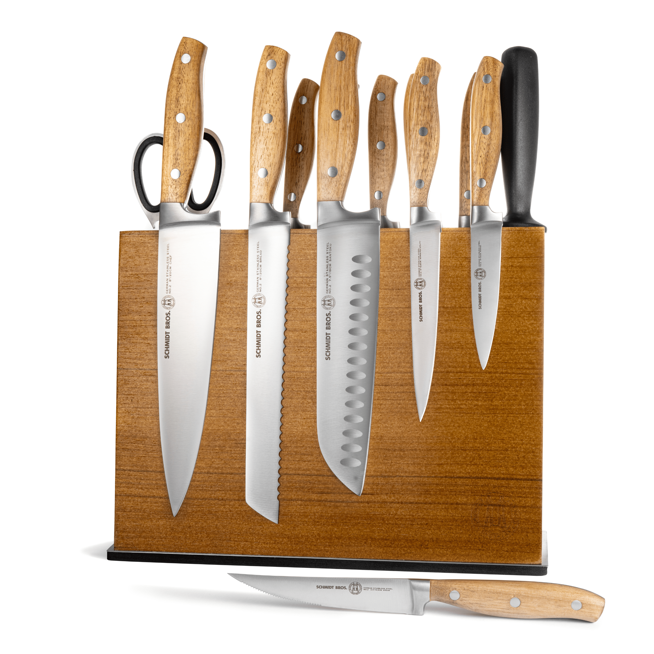 Forged Acacia, 14-Piece Knife Block Set