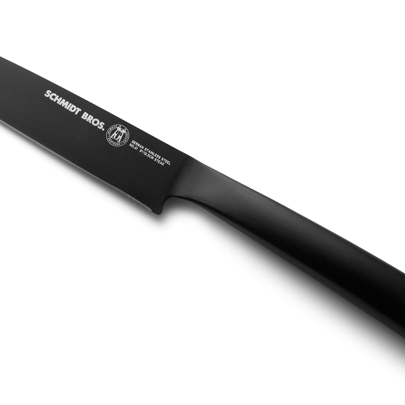 Schmidt Brothers Kitchen Cutlery Jet Black, 4-Pc Steak Knife Set