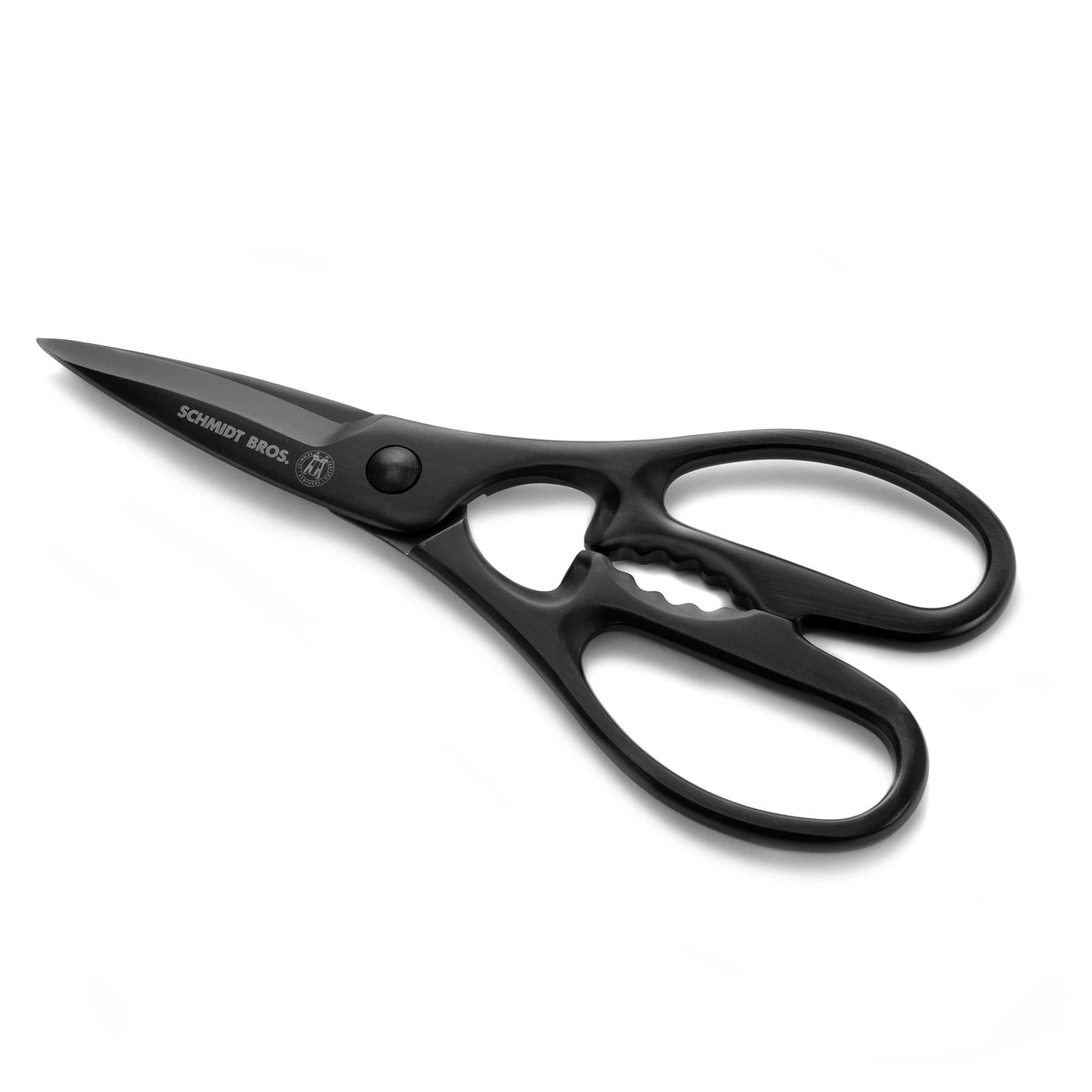 Schmidt Brothers Kitchen Cutlery Jet Black Forged Kitchen Shears - Schmidt Brothers Cutlery
