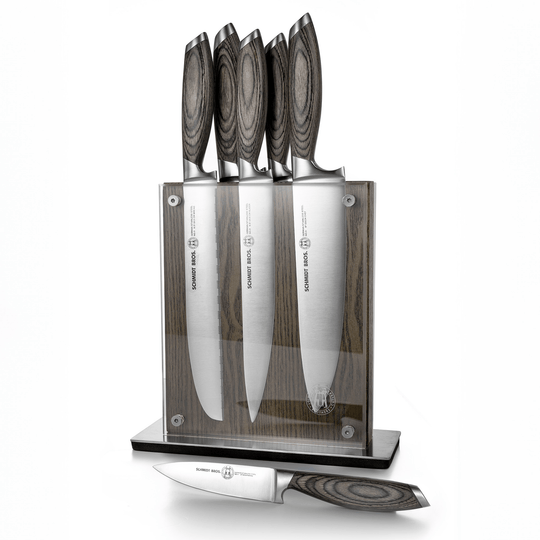 Schmidt Brothers, Bonded Ash, 7-Piece Knife Set, High-Carbon