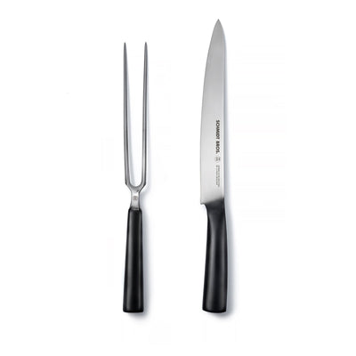 Schmidt Brothers Kitchen Cutlery Schmidt Brothers - Carbon 6, 2-Piece Carving Set with Display Box