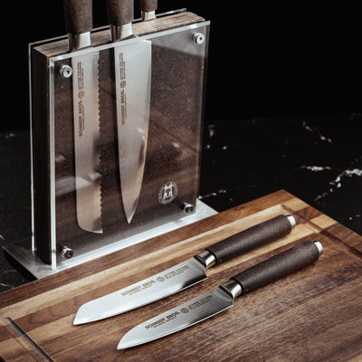Schmidt Brothers Kitchen Cutlery Schmidt Brothers Cutlery, Artisan, 7-Piece Knife Block Set