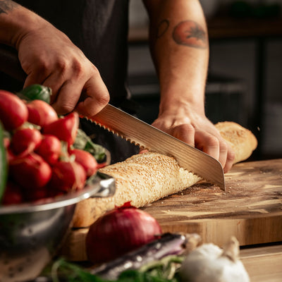 Schmidt Brothers Kitchen Cutlery Schmidt Brothers Cutlery, Artisan, 8" Bread Knife