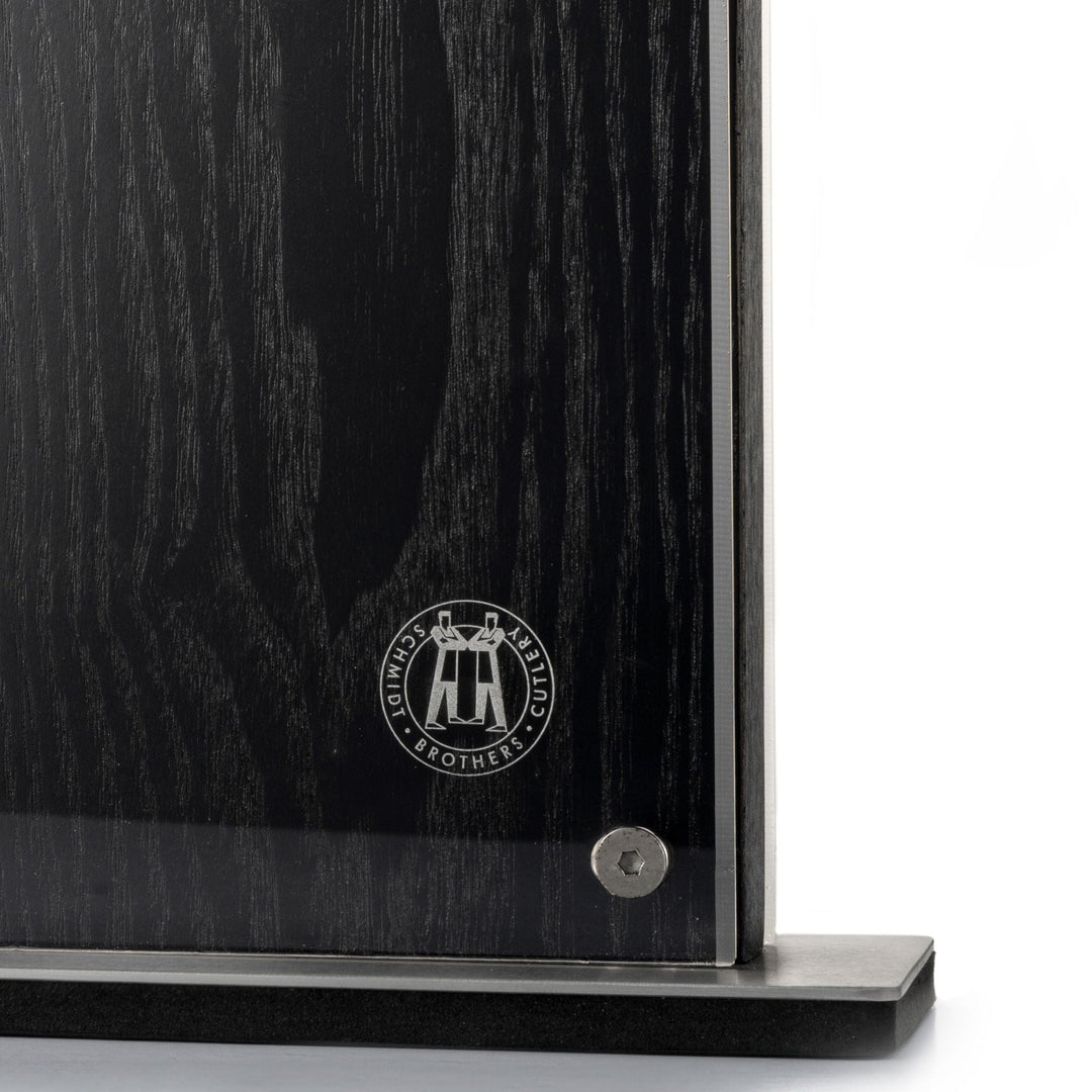 Schmidt Brothers Cutlery, Black Midtown Magnetic Knife Block