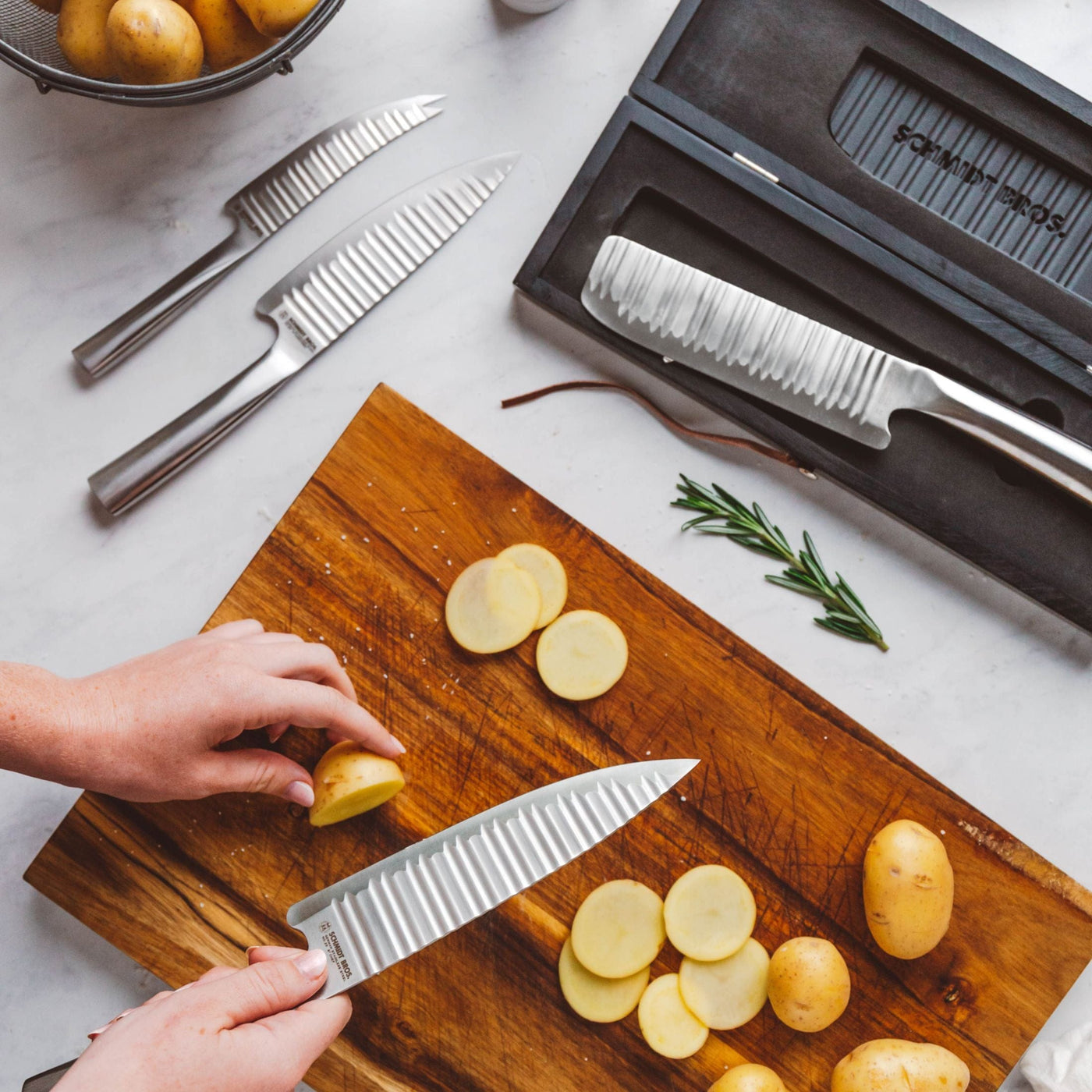 Schmidt Brothers Kitchen Cutlery Schmidt Brothers Cutlery, Evolution, 7" Nakiri Knife