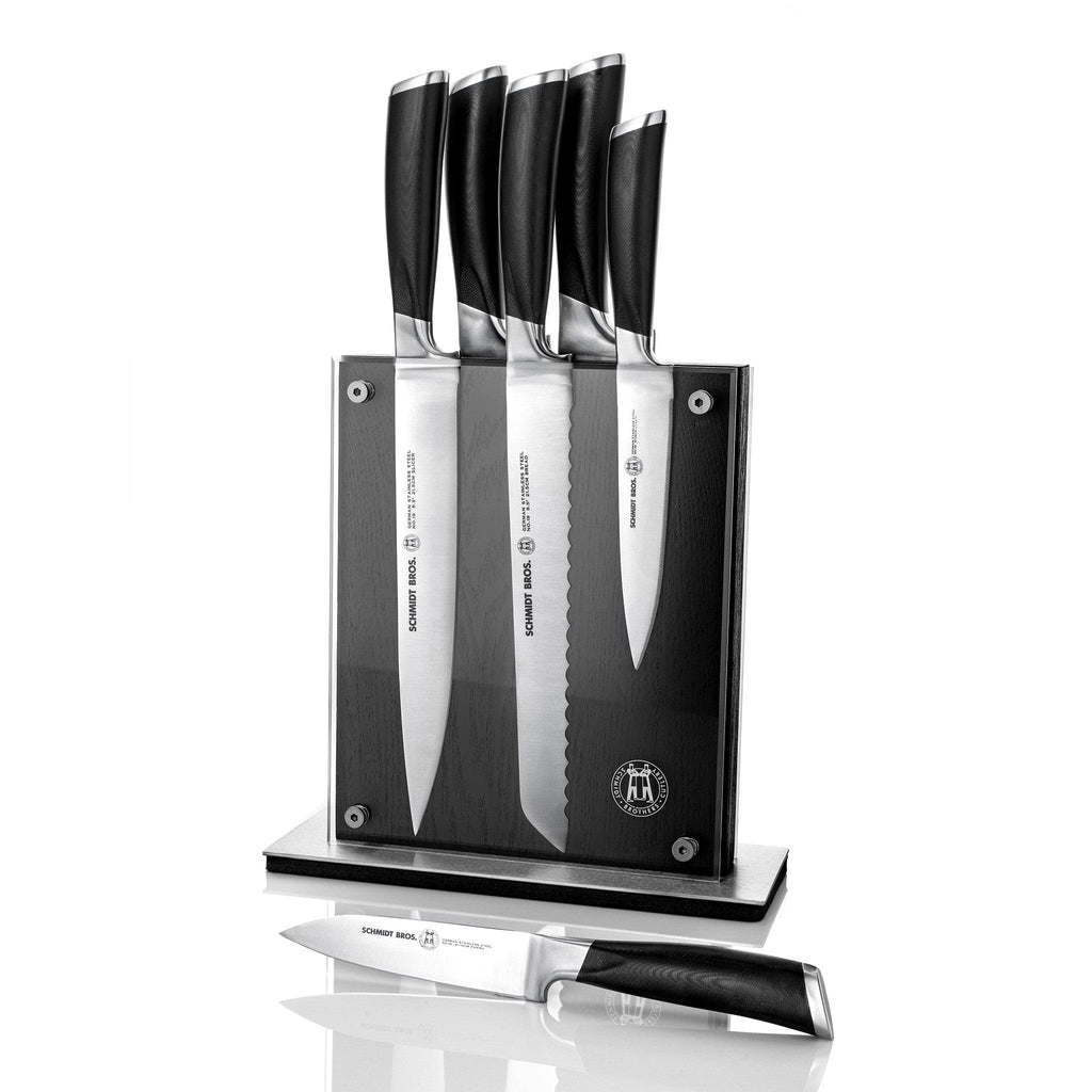Heritage 7-Piece Knife Block Set | Schmidt Brothers – Schmidt Bros.