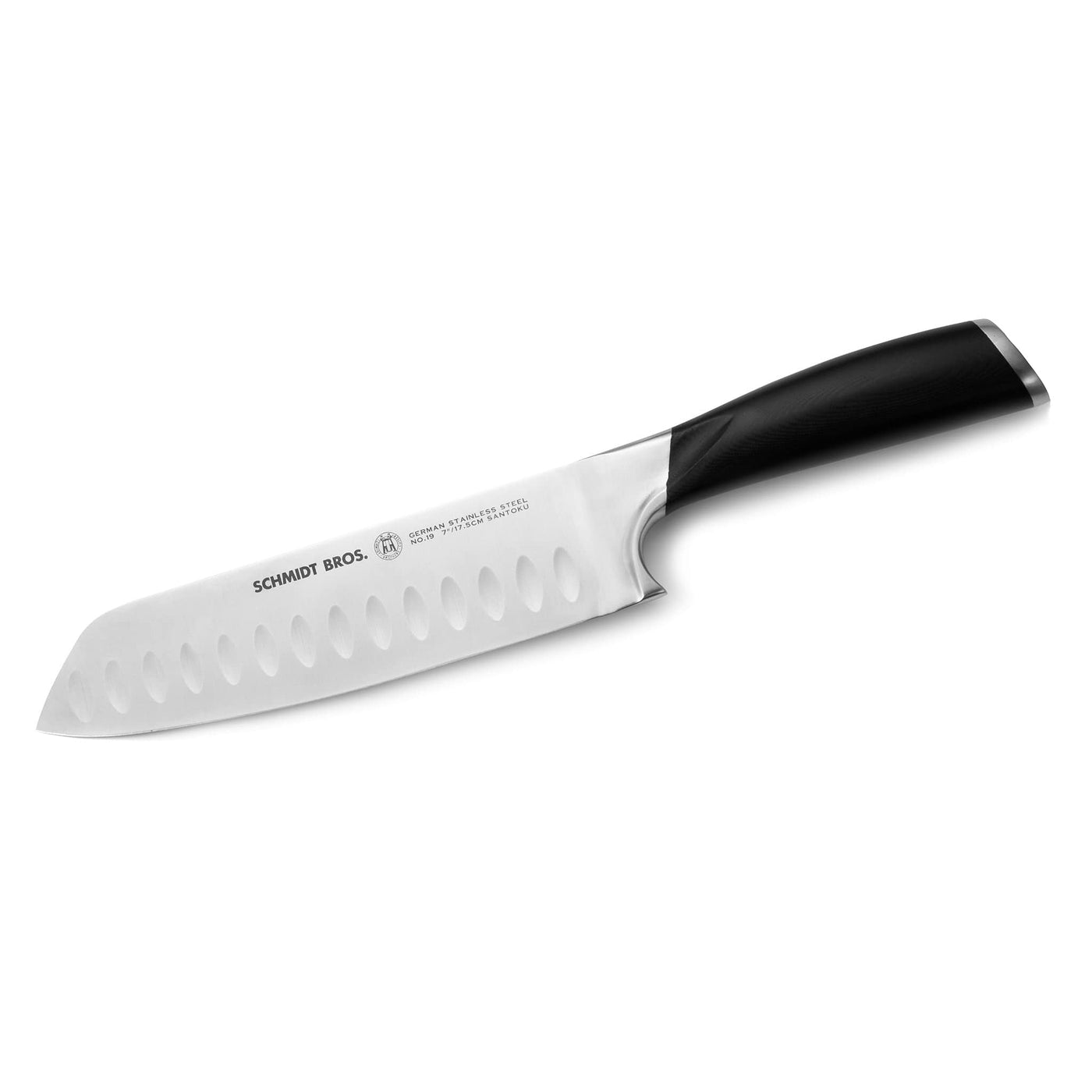 Schmidt Brothers Kitchen Cutlery Schmidt Brothers, Heritage Series, 12-Piece Knife Set, High-Carbon Stainless Steel Cutlery and Acrylic Magnetic Knife Block