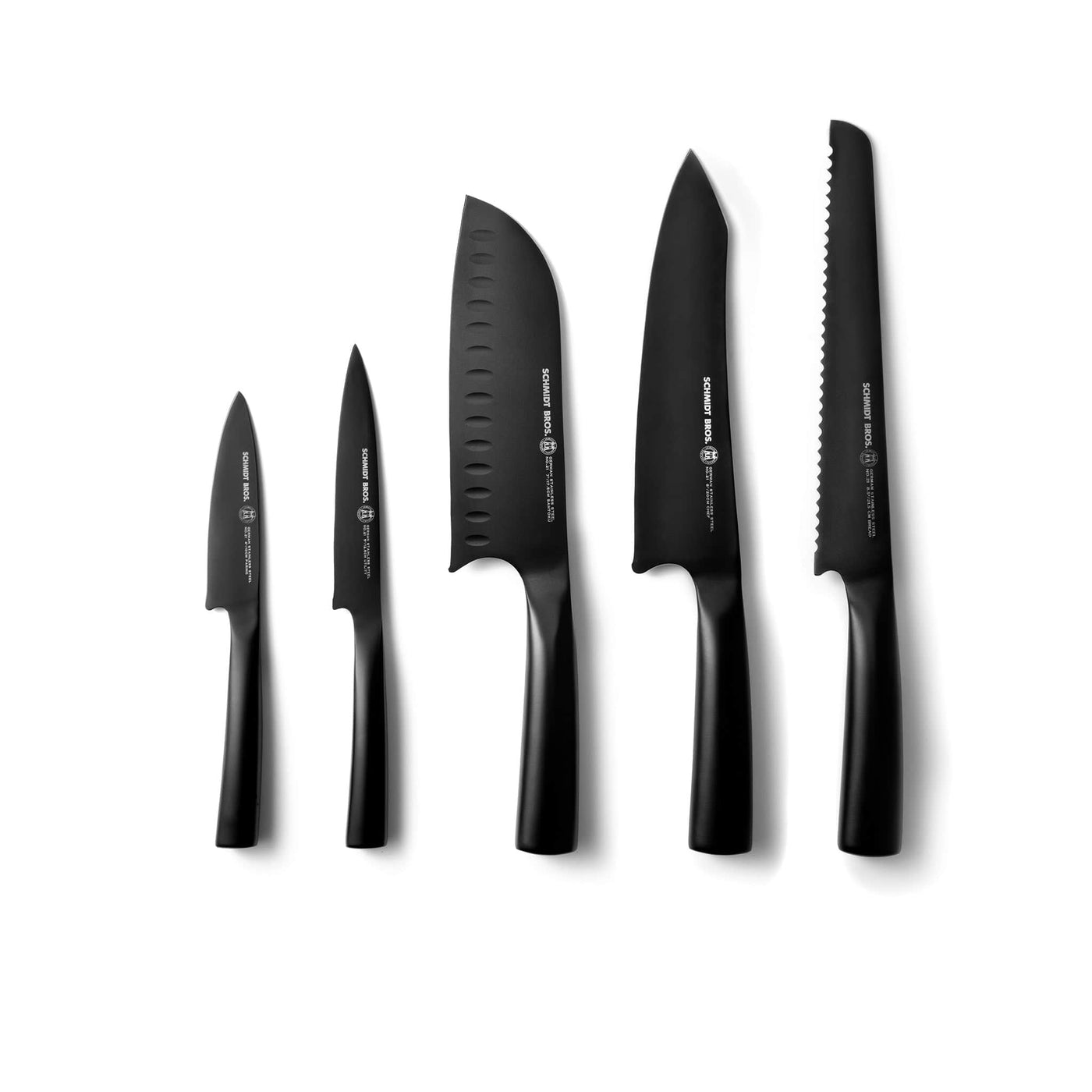Jet – Knife Black, Set Schmidt Cutlery 12-Piece Brothers Block - Schmidt
