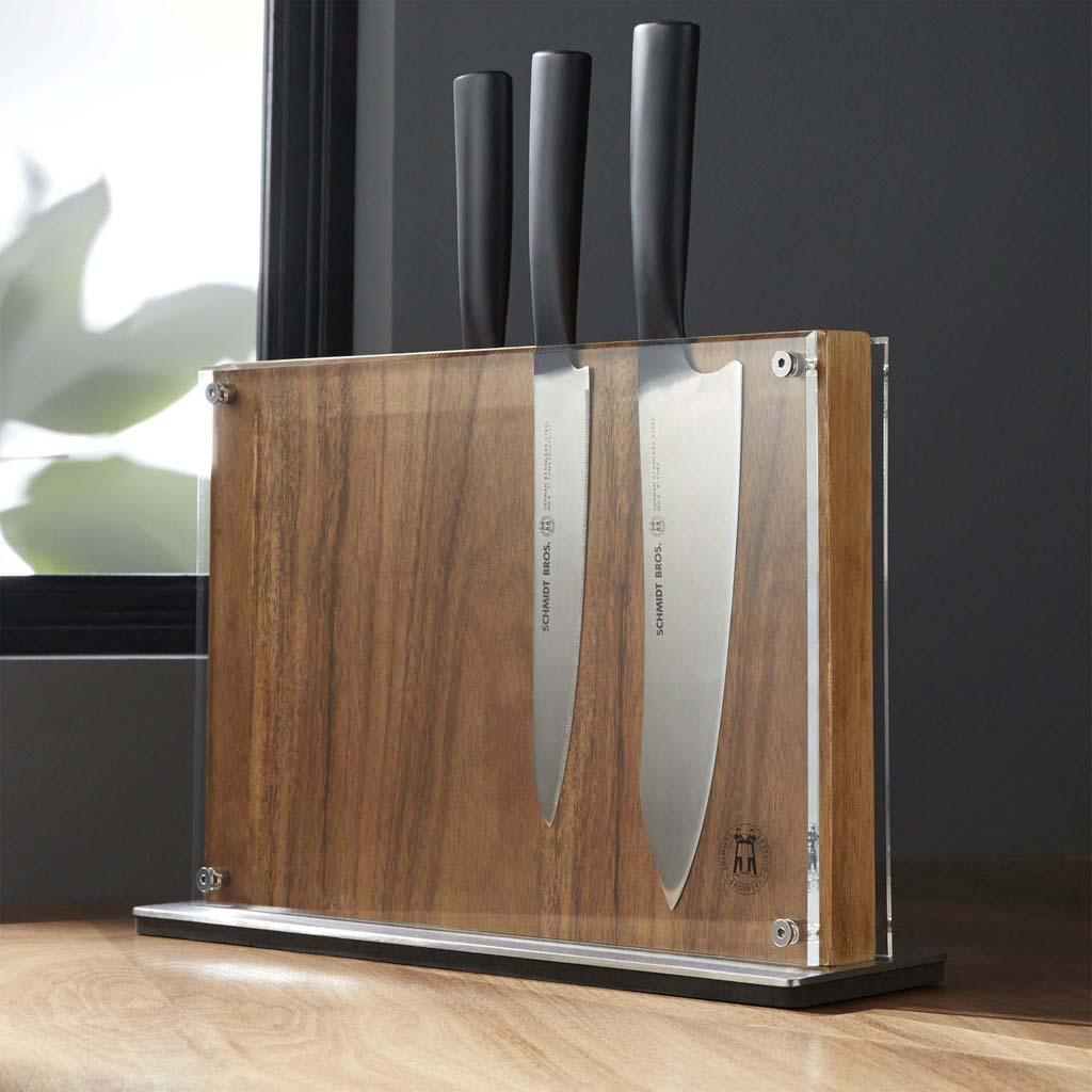 Cutlery Acacia Downtown Knife Block Cutlery Acacia Downtown Knife Block