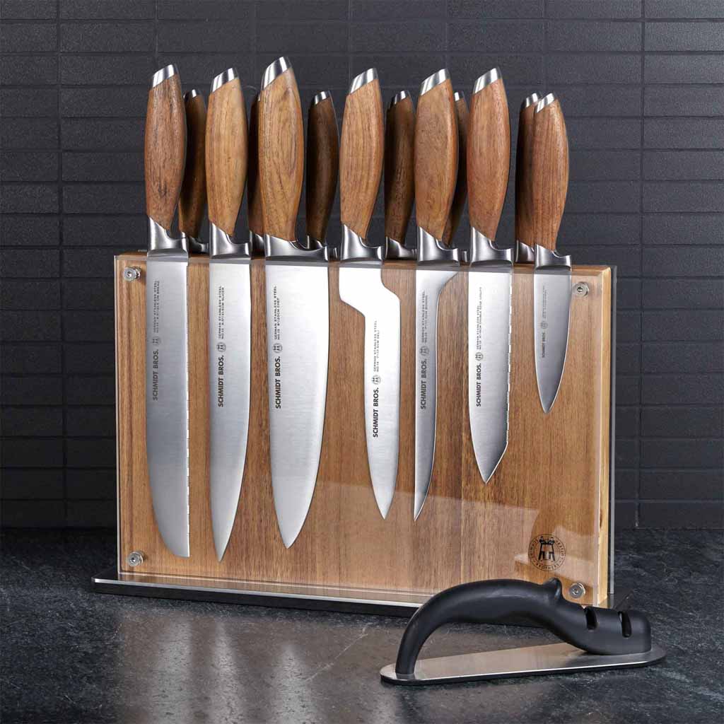 Cutlery Acacia Downtown Knife Block Cutlery Acacia Downtown Knife Block